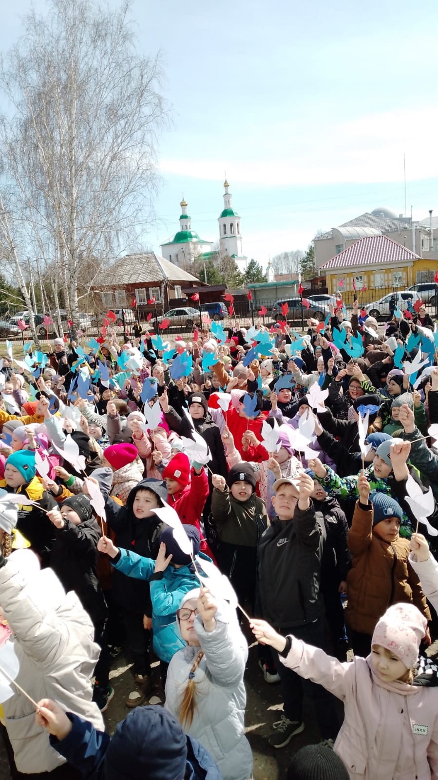 Флешмоб - &amp;quot;Мы- Орлята России, впереди победы большие&amp;quot;.