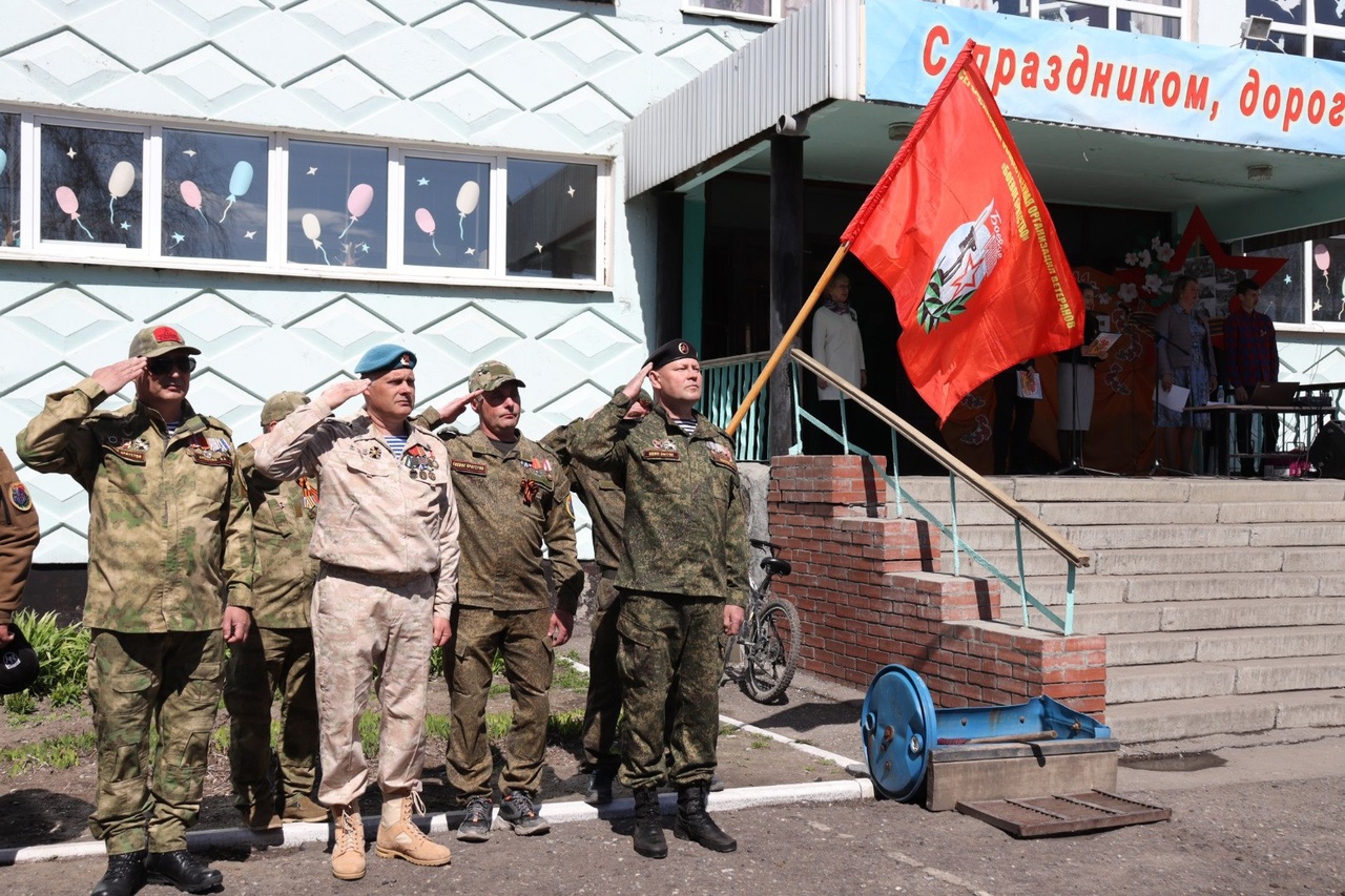 В гимназии прошли митинги, посвященные 79-ой годовщине победы в Великой Отечественной войне.